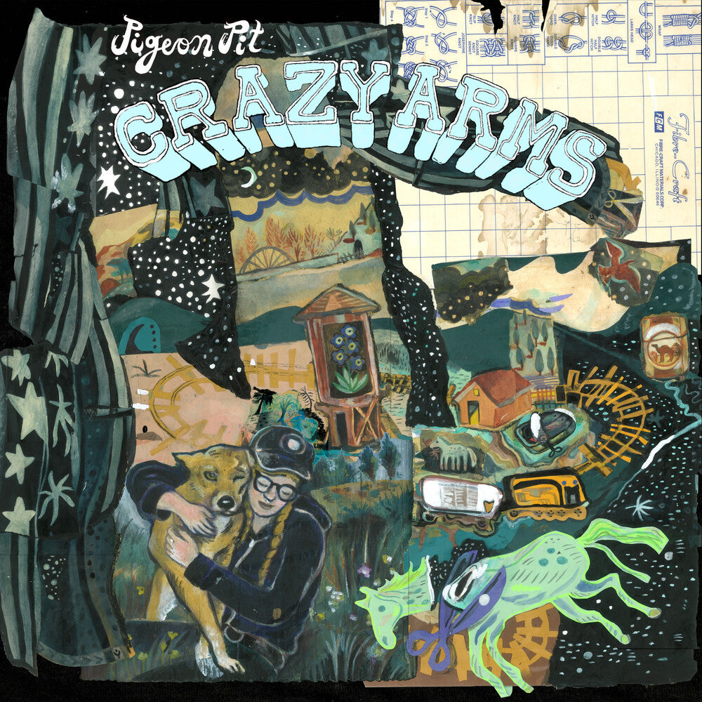 the album cover for Pigeon Pit - Crazy Arms