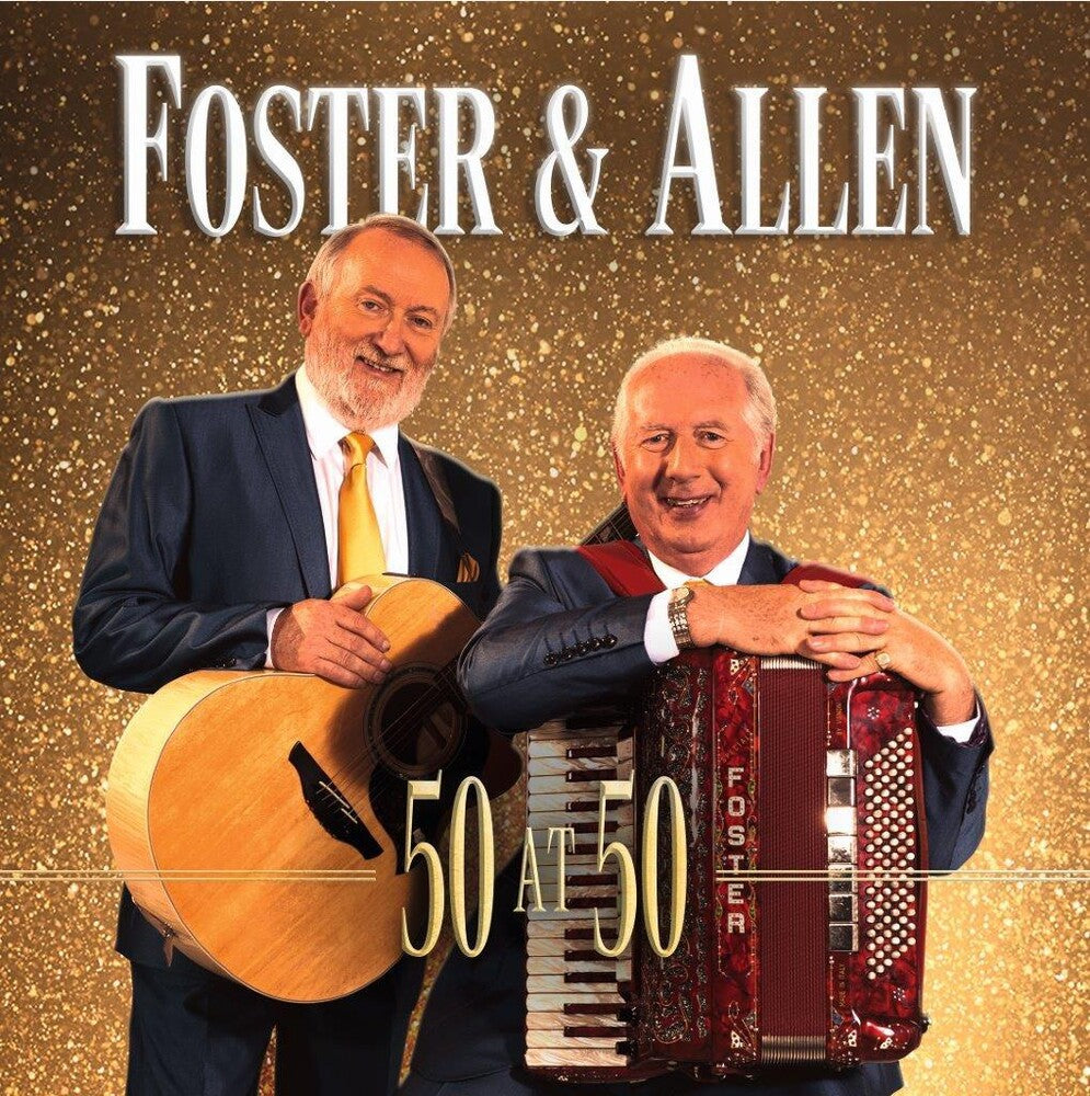 the album cover for Foster & Allen - 50 At 50 (W/Dvd) [Deluxe] (Uk)