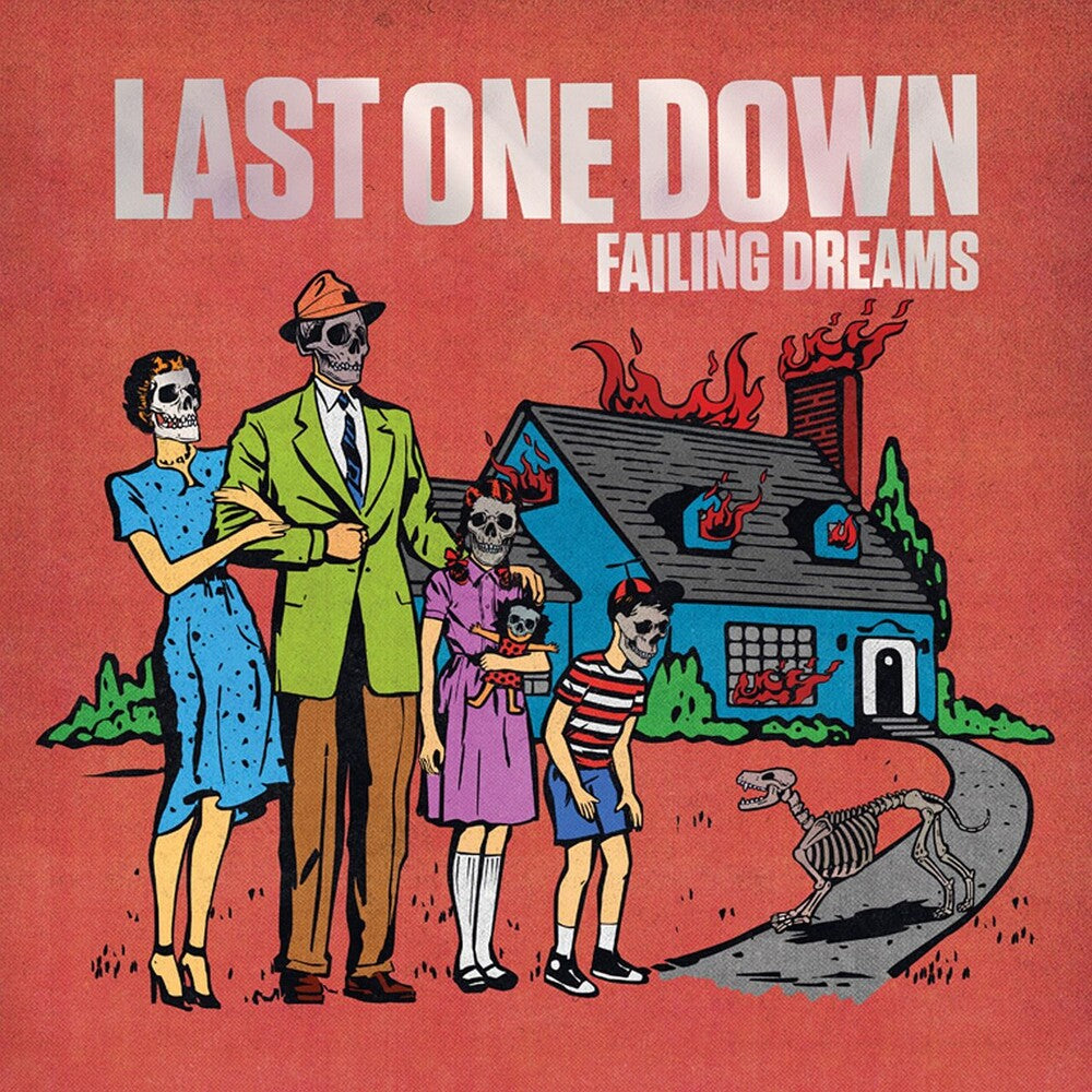 the album cover for Last One Down - Failing Dreams
