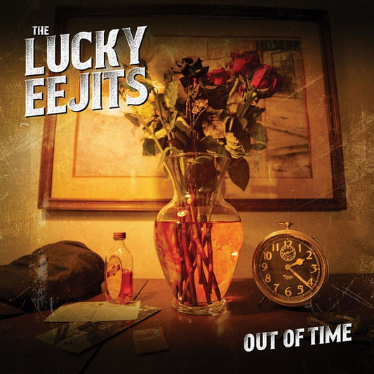 the album cover for Lucky Eejits - Out Of Time