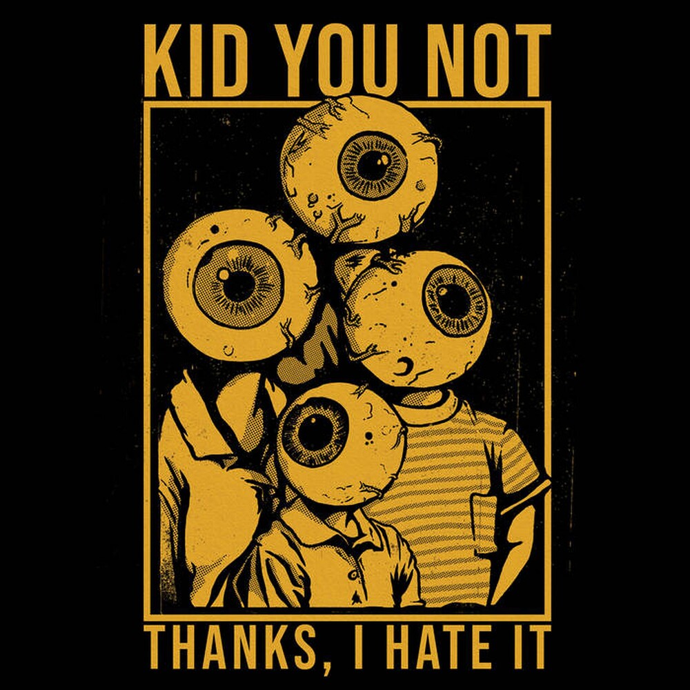 the album cover for Kid You Not - Thanks I Hate It