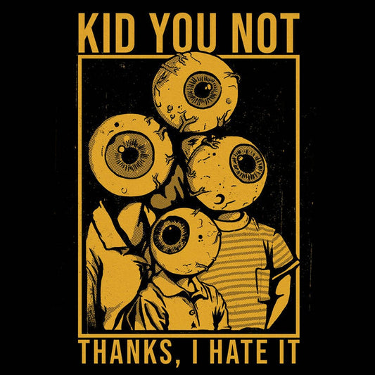 the album cover for Kid You Not - Thanks I Hate It