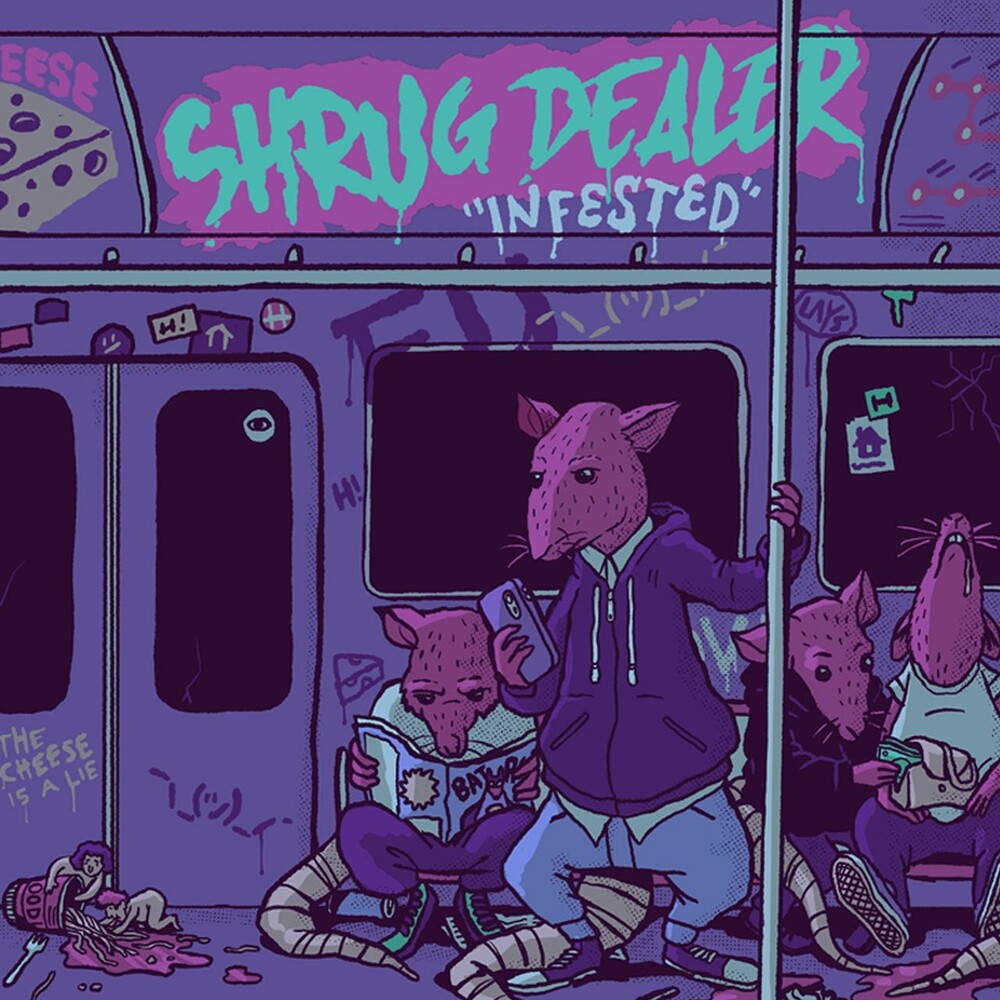 the album cover for Shrug Dealer - Infested