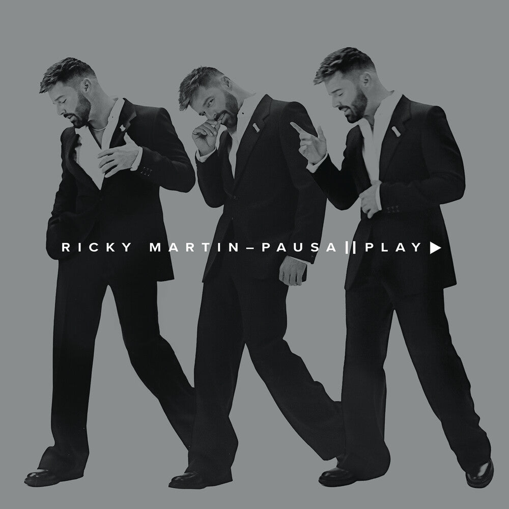 the album cover for Ricky Martin - Pausa + Play