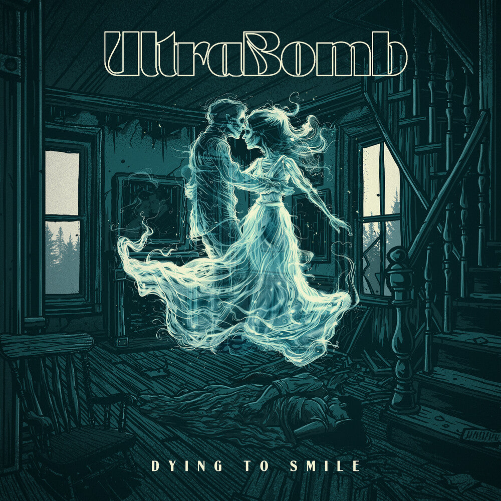 the album cover for Ultrabomb - Dying To Smile (Blue) [Colored Vinyl]