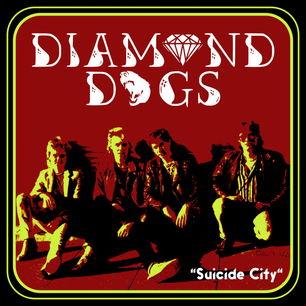 the album cover for Diamond Dogs - Suicide City - Red [Colored Vinyl] (Red)