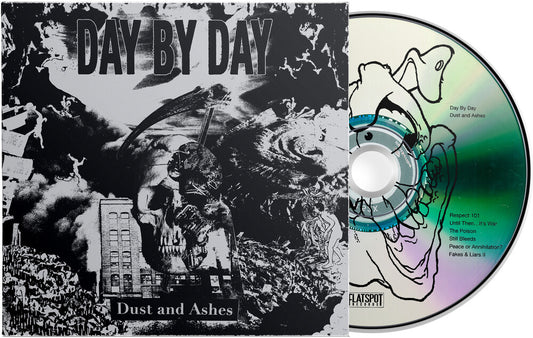 the album cover for Day By Day - Dust & Ashes [Colored Vinyl] (Gol) (Can)