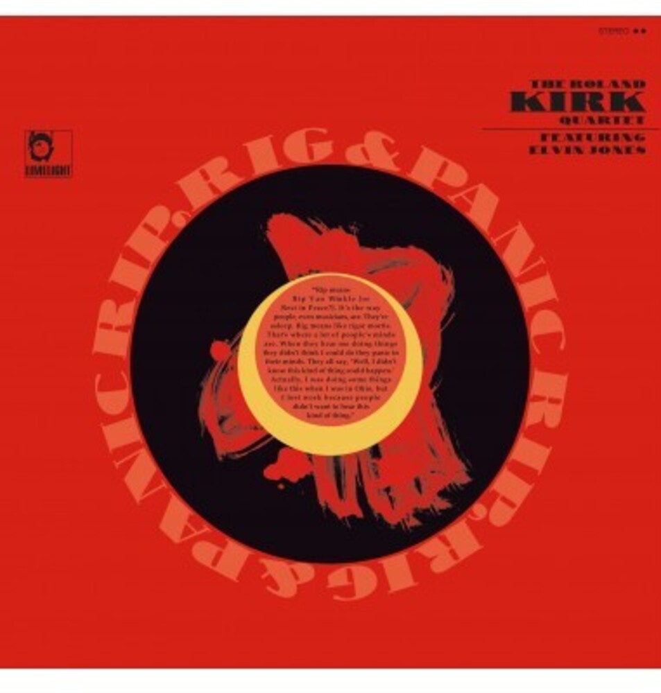 the album cover for Roland Kirk  Quartet - Rip Ring & Panic (Gate) (Spa)