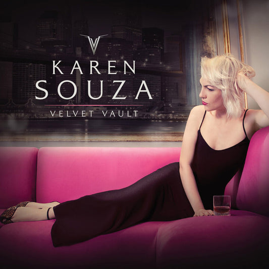the album cover for Karen Souza - Velvet Vault (Ger)