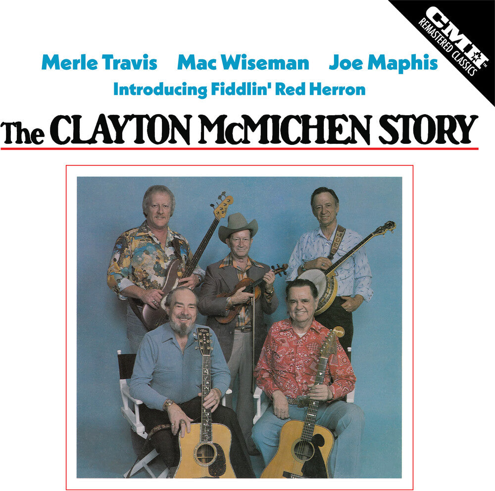 the album cover for Merle Travis  / Wiseman,Mac / Maphis,Joe - Clayton Mcmichen Story