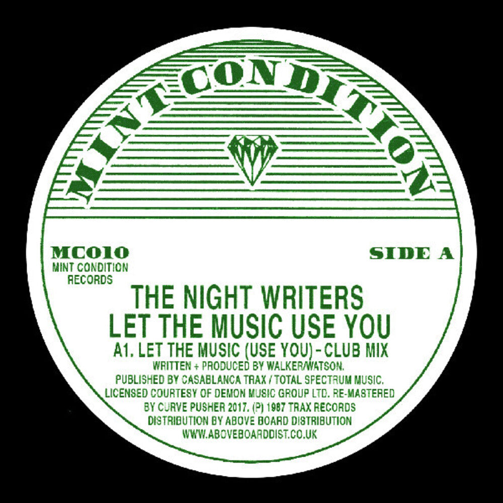 the album cover for Night Writers - Let The Music Use You