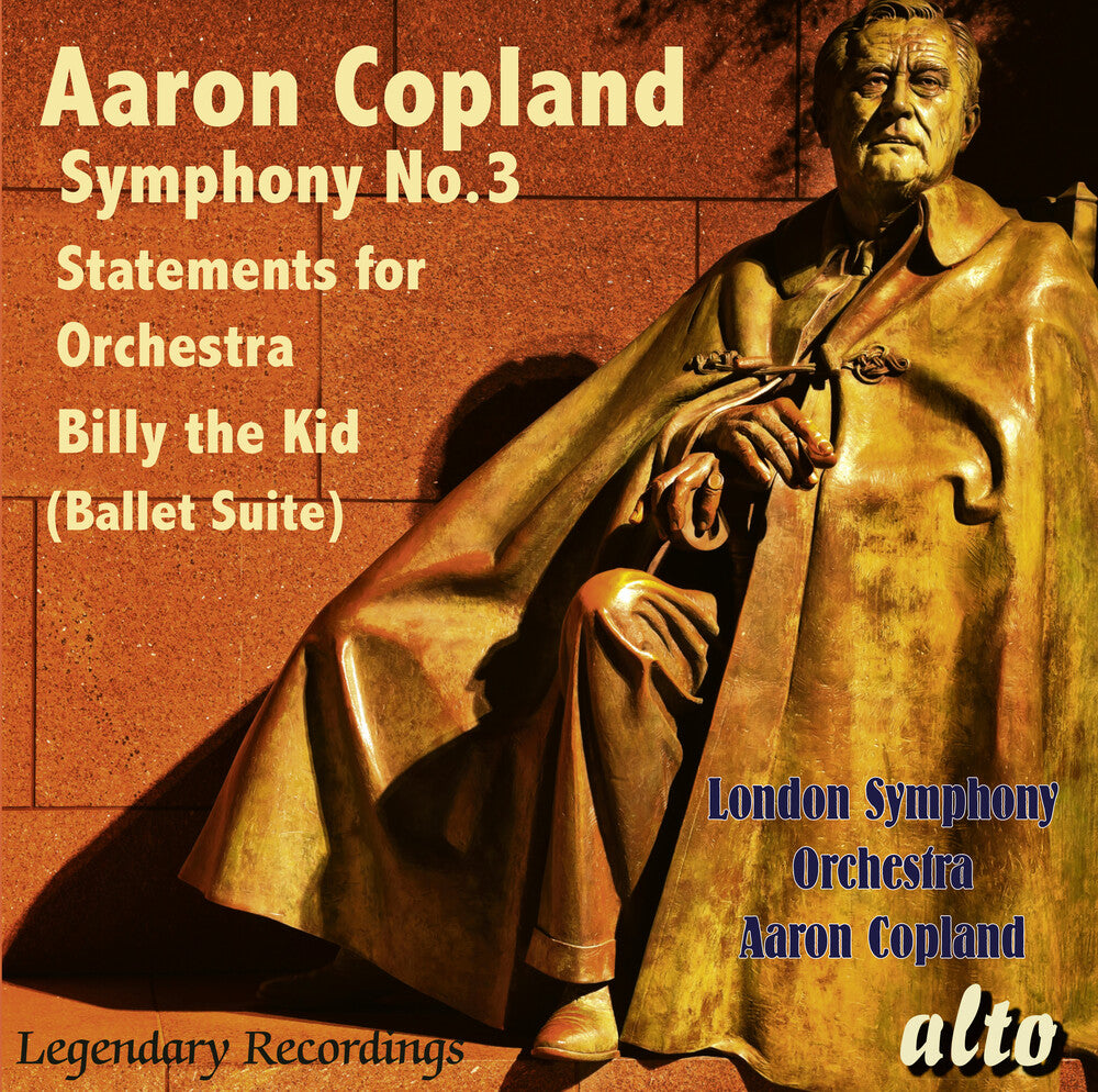 the album cover for Lso / Aaron Copland - Aaron Copland: Billy The Kid; Statements & Sym N 3