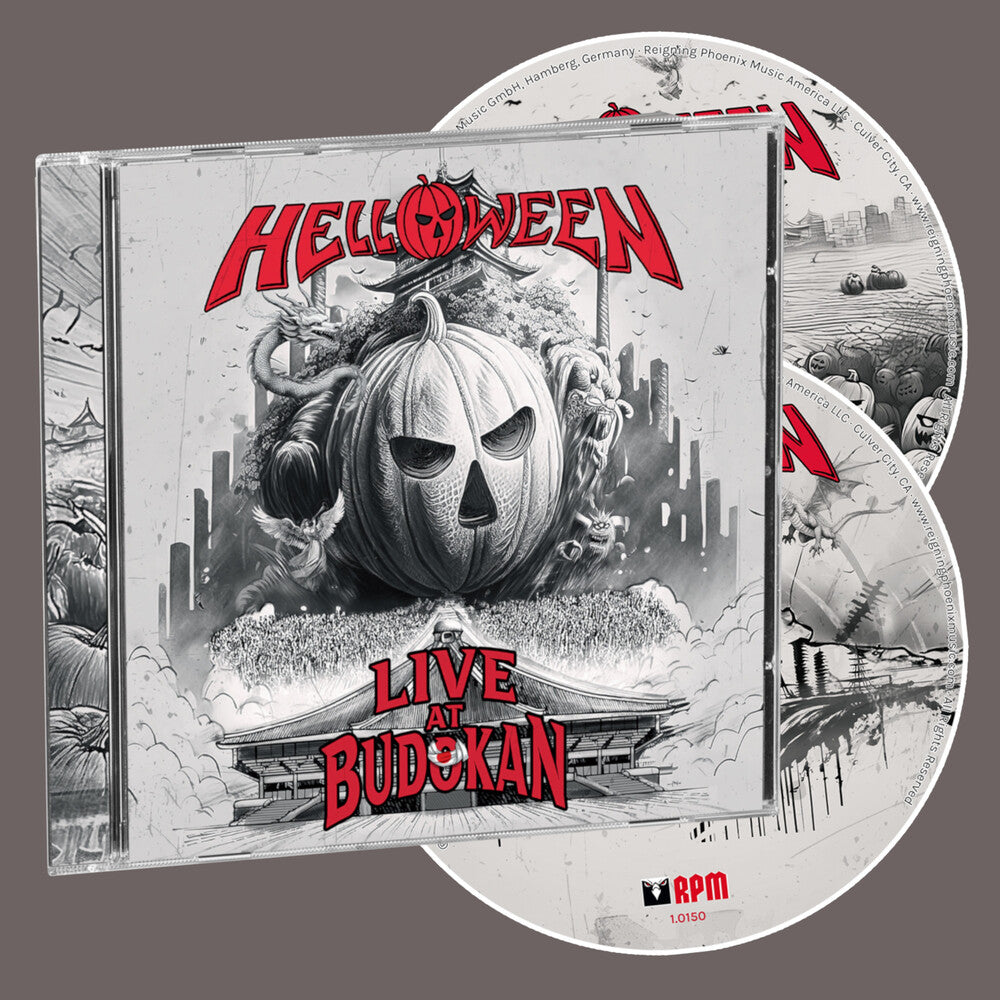 the album cover for Helloween - Live At Budokan [2 CD]