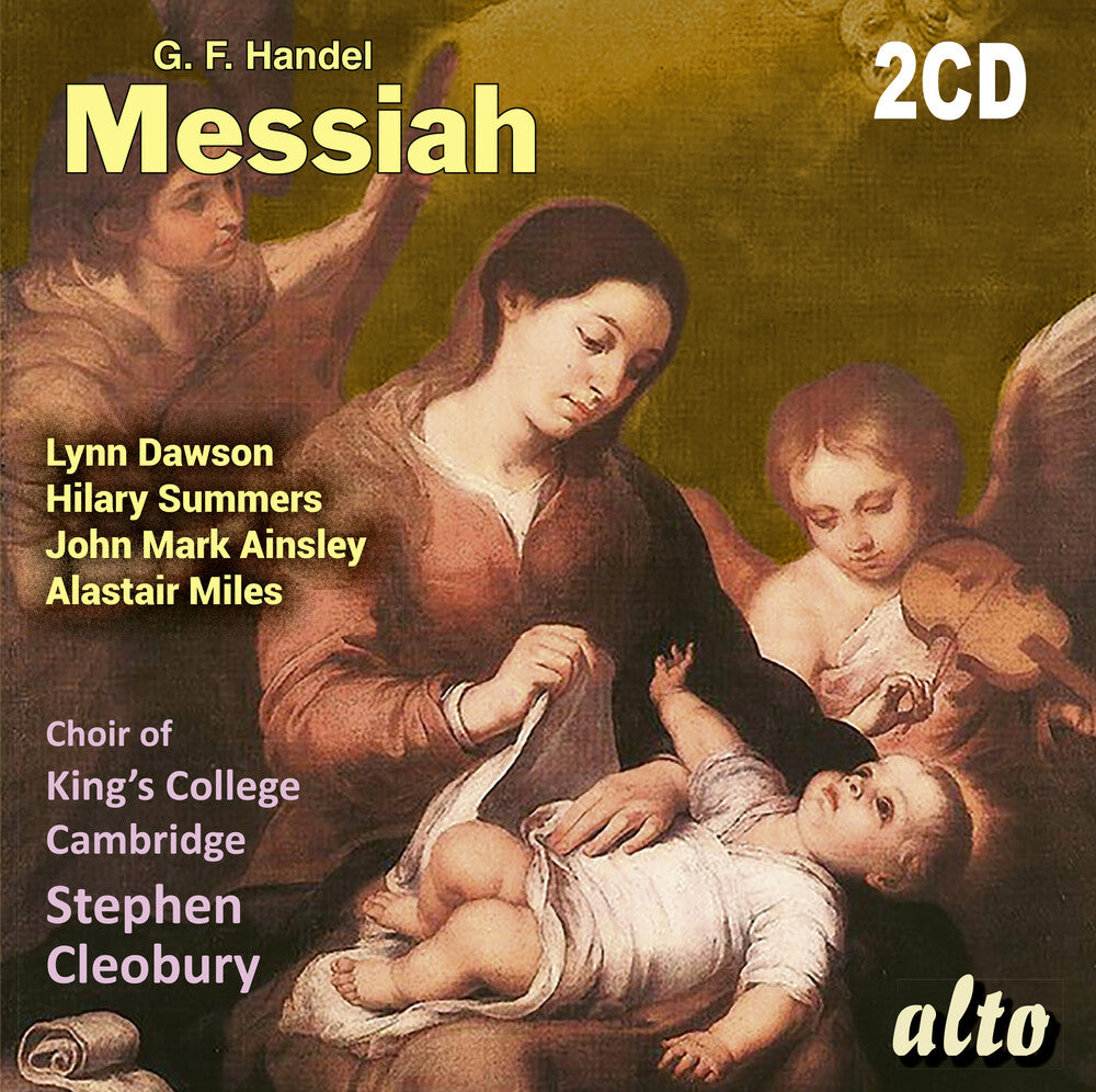 the album cover for Lynne Dawson  / Summers,Hilary - George Frideric Handel: Messiah