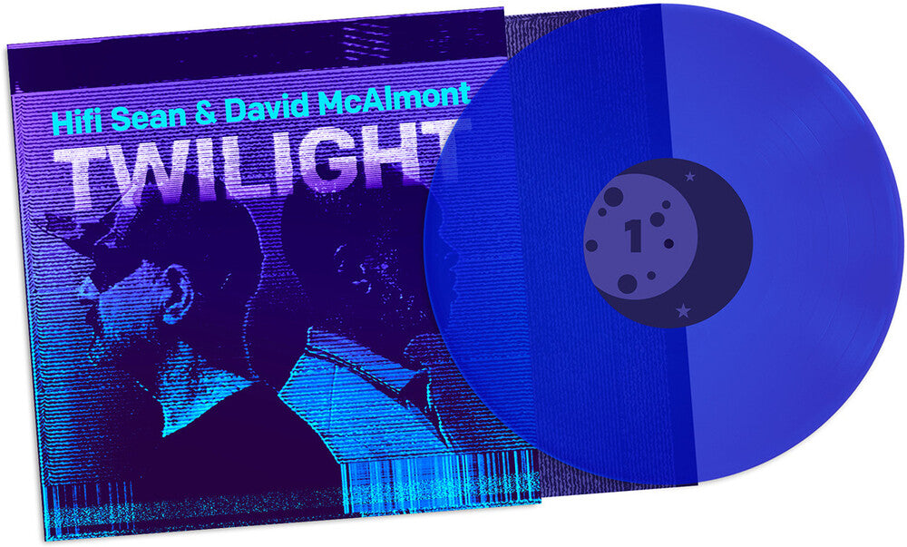 the album cover for Hifi Sean / David Mcalmont - Twilight - Blue (Blue) [Colored Vinyl]