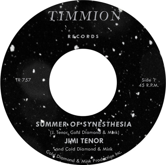 the album cover for Jimi Tenor  / Cold Diamond & Mink - Summer Of Synesthesia [Clear Vinyl]