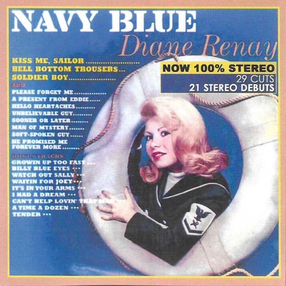 the album cover for Diane Renay - Navy Blue