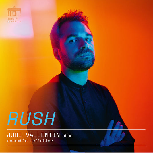 the album cover for Vallentin / Ensemble Reflektor - Rush
