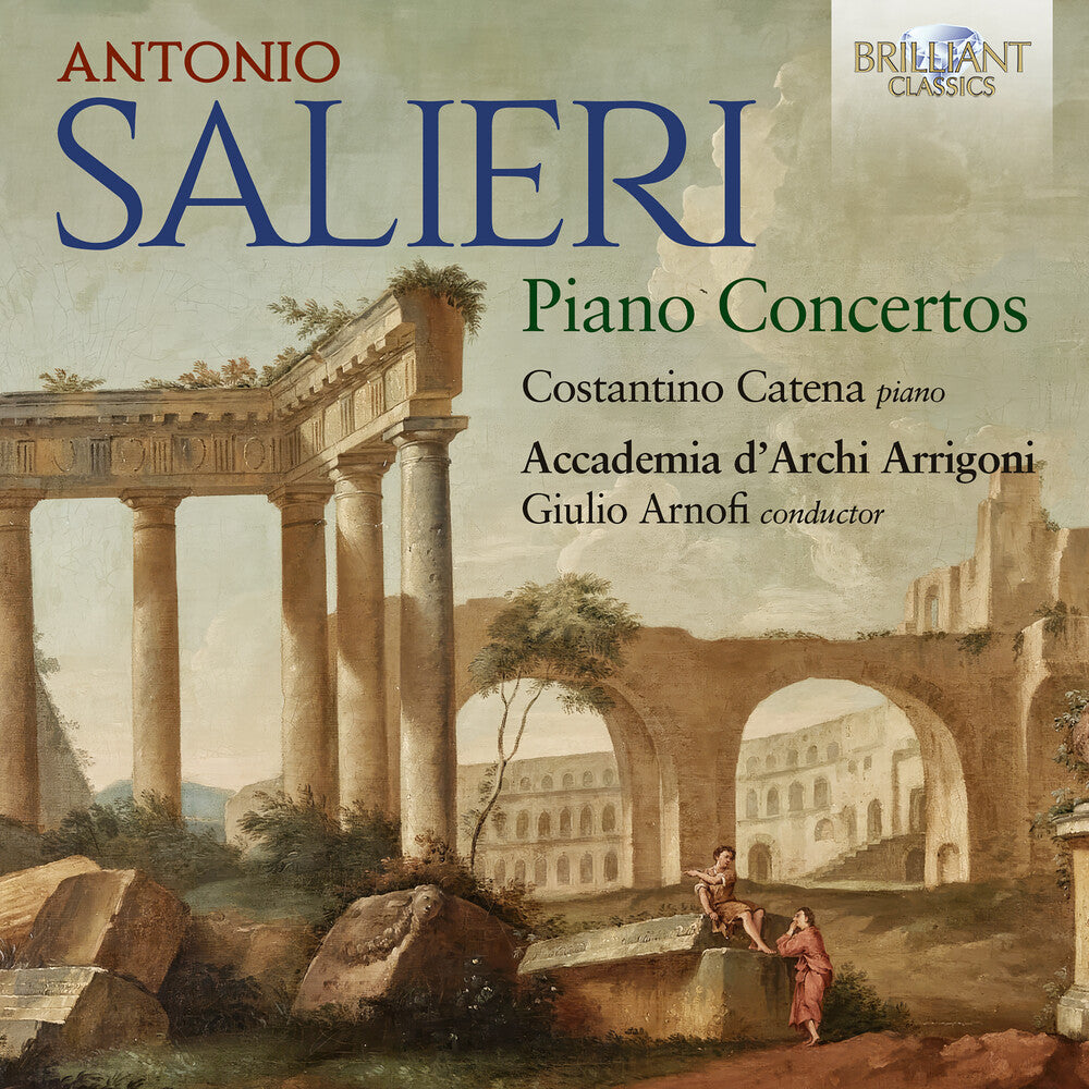 the album cover for Salieri / Catena / Accademia D'archi Arrigoni - Piano Concertos