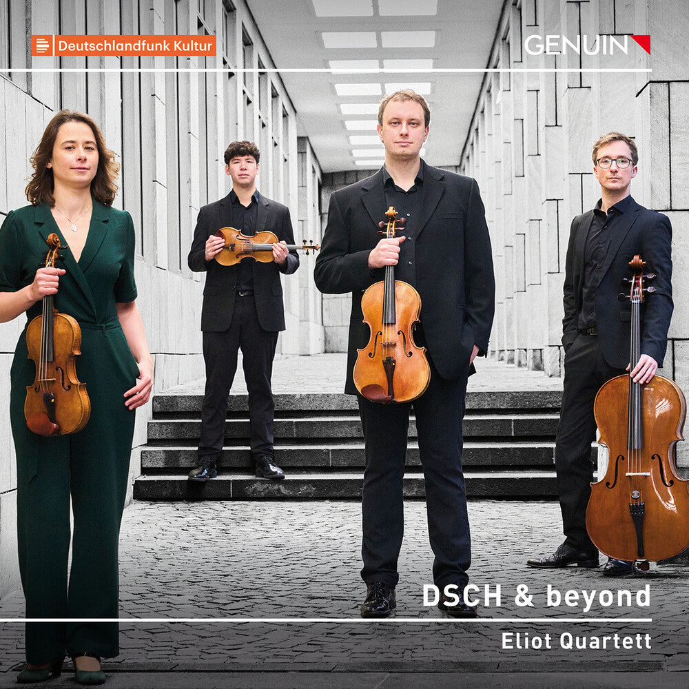 the album cover for Meyer / Shostakovich / Eliot Quartett - Dsch & Beyond