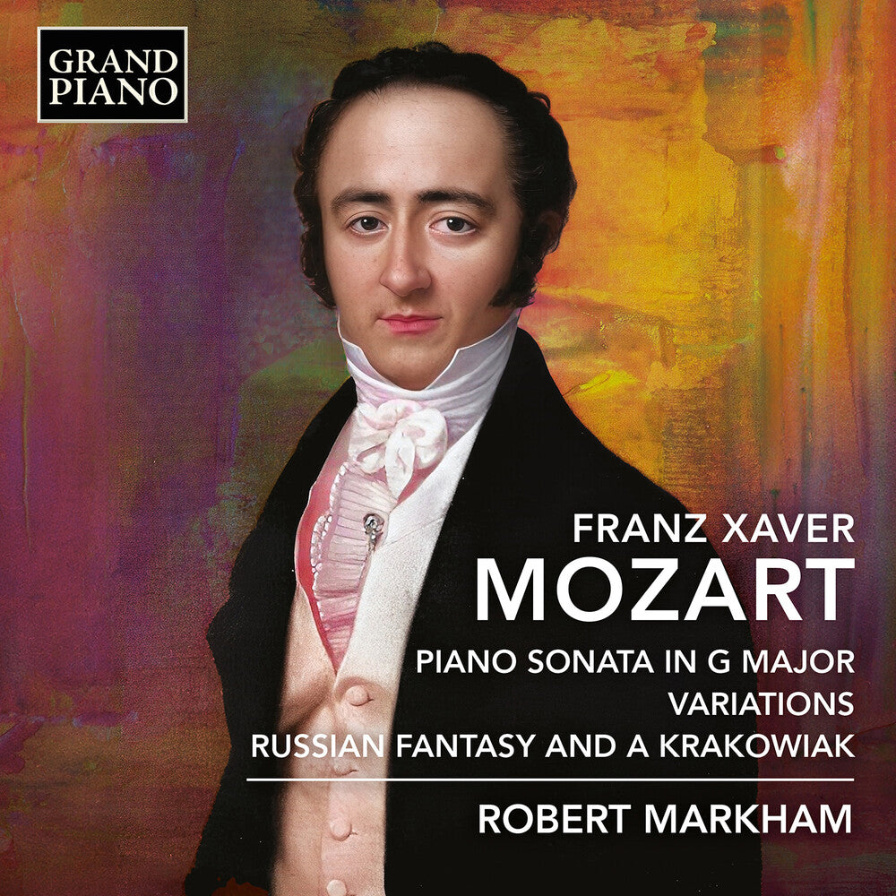 the album cover for Mozart / Markham - Piano Sonata In G Major Variations Russian