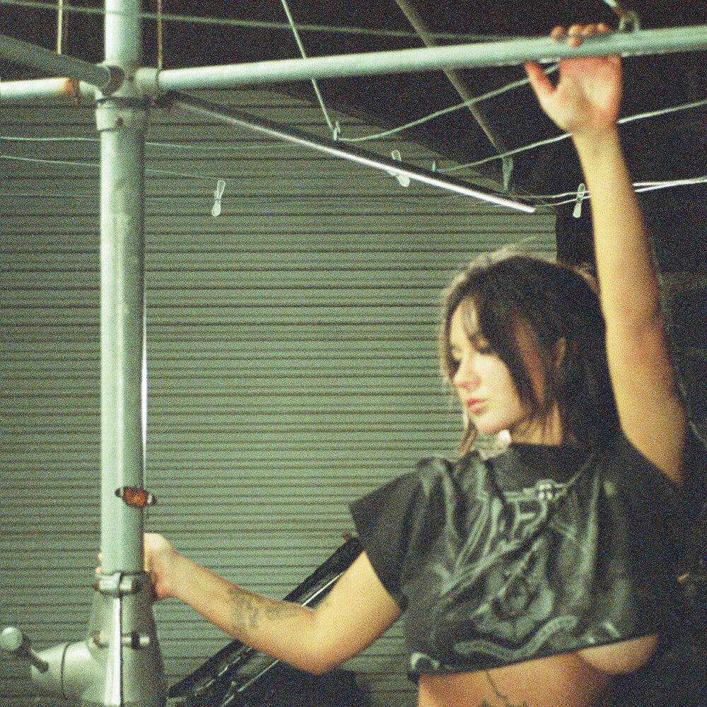 the album cover for Mallrat - Light Hit My Face Like A Straight Right (Mod)