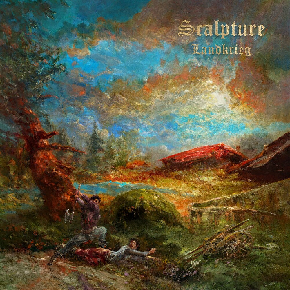 the album cover for Scalpture - Landkrieg