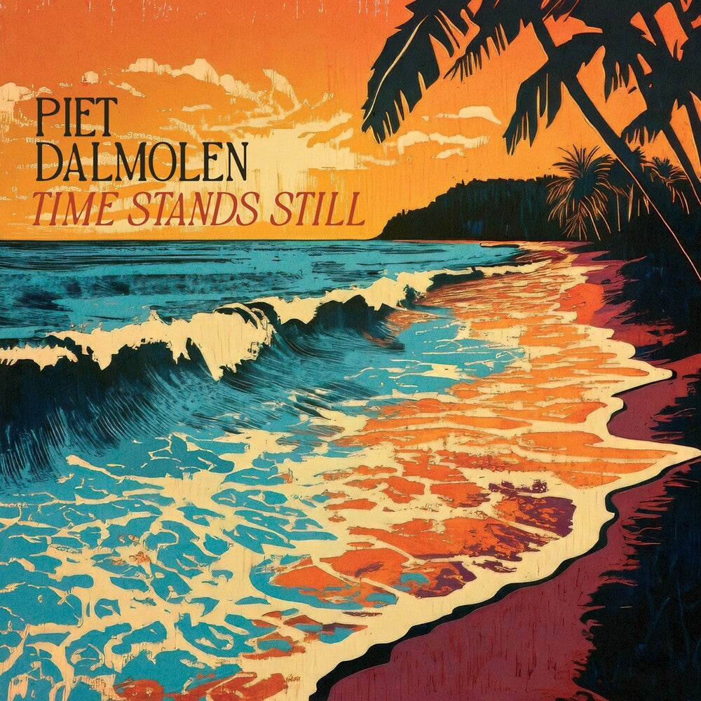 the album cover for Piet Dalmolen - Time Stands Still