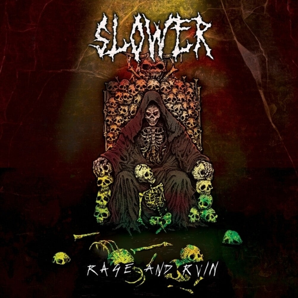 the album cover for Slower - Rage & Ruin