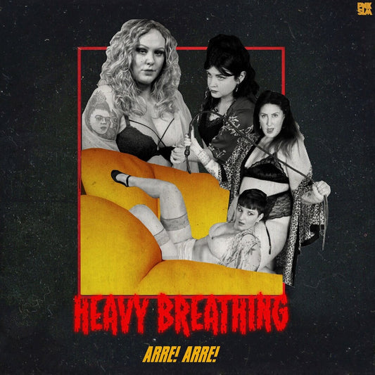 the album cover for Arre Arre - Heavy Breathing (Ep)