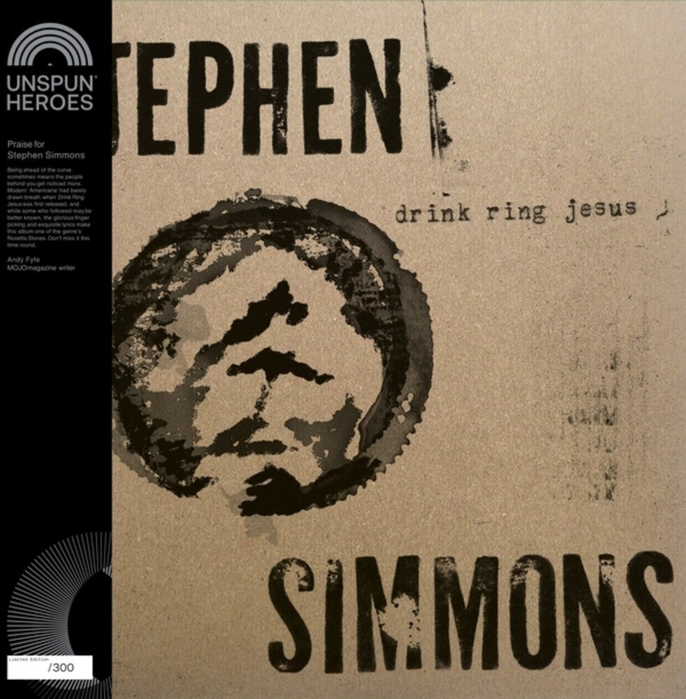 the album cover for Stephen Simmons - Drink Ring Jesus