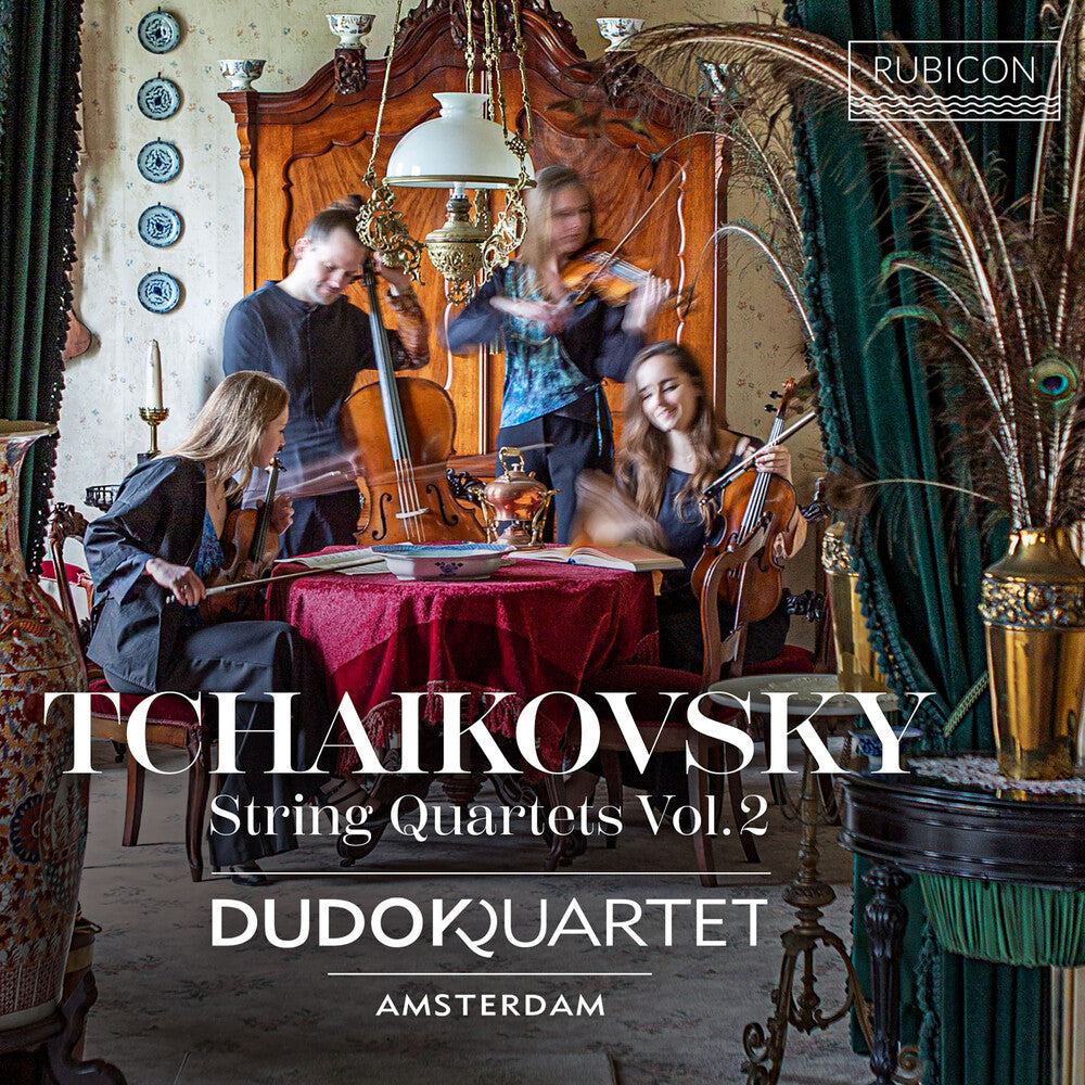 the album cover for Dudok Quartet - Tchaikovsky: String Quartet No.3