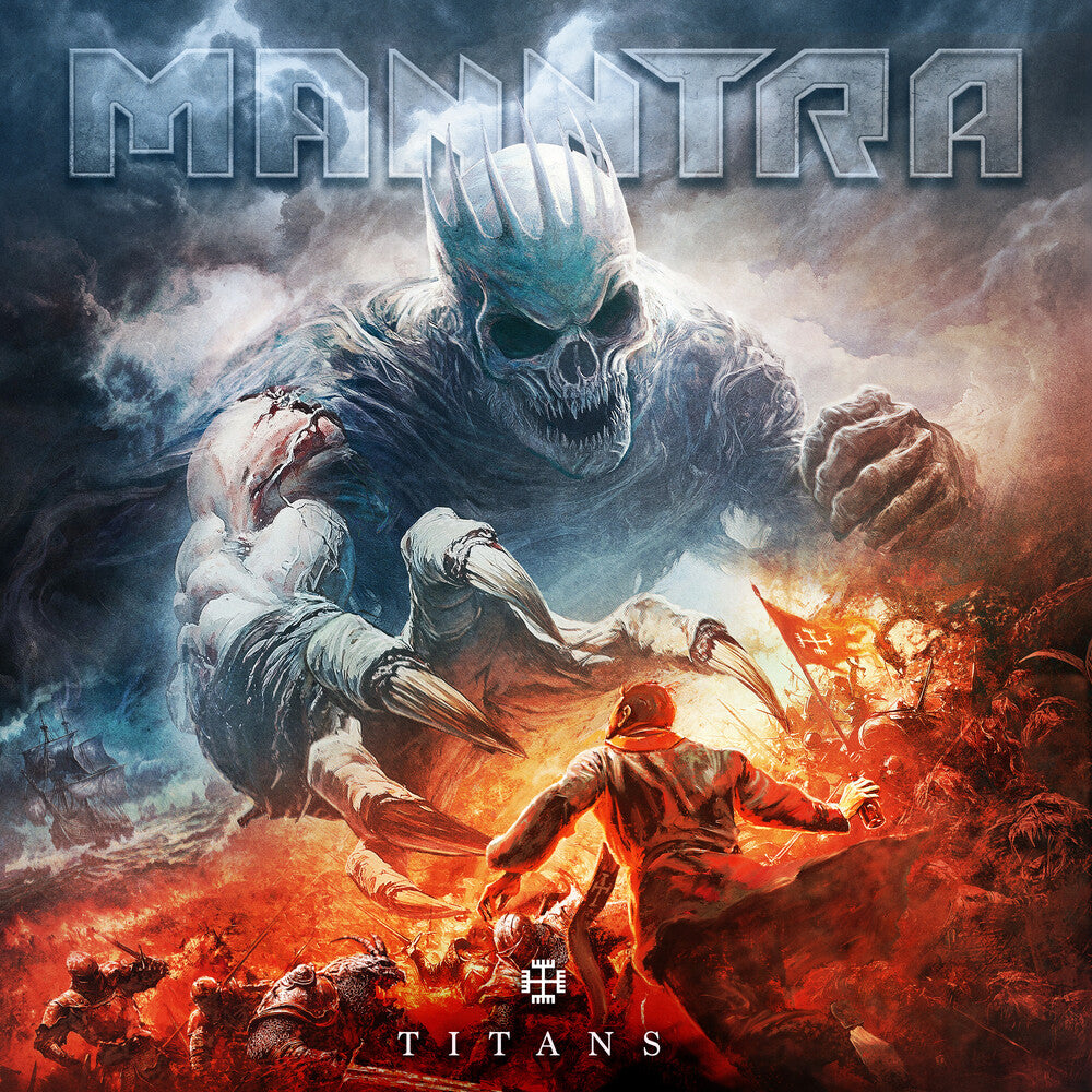 the album cover for Manntra - Titans [Compact disc]