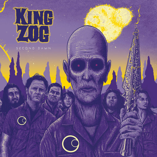 the album cover for King Zog - Second Down