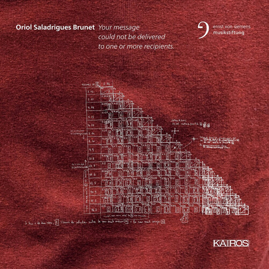 the album cover for Oriol Saladrigues Brunet: Your Message Could / Var - Oriol Saladrigues Brunet: Your Message Could / Var