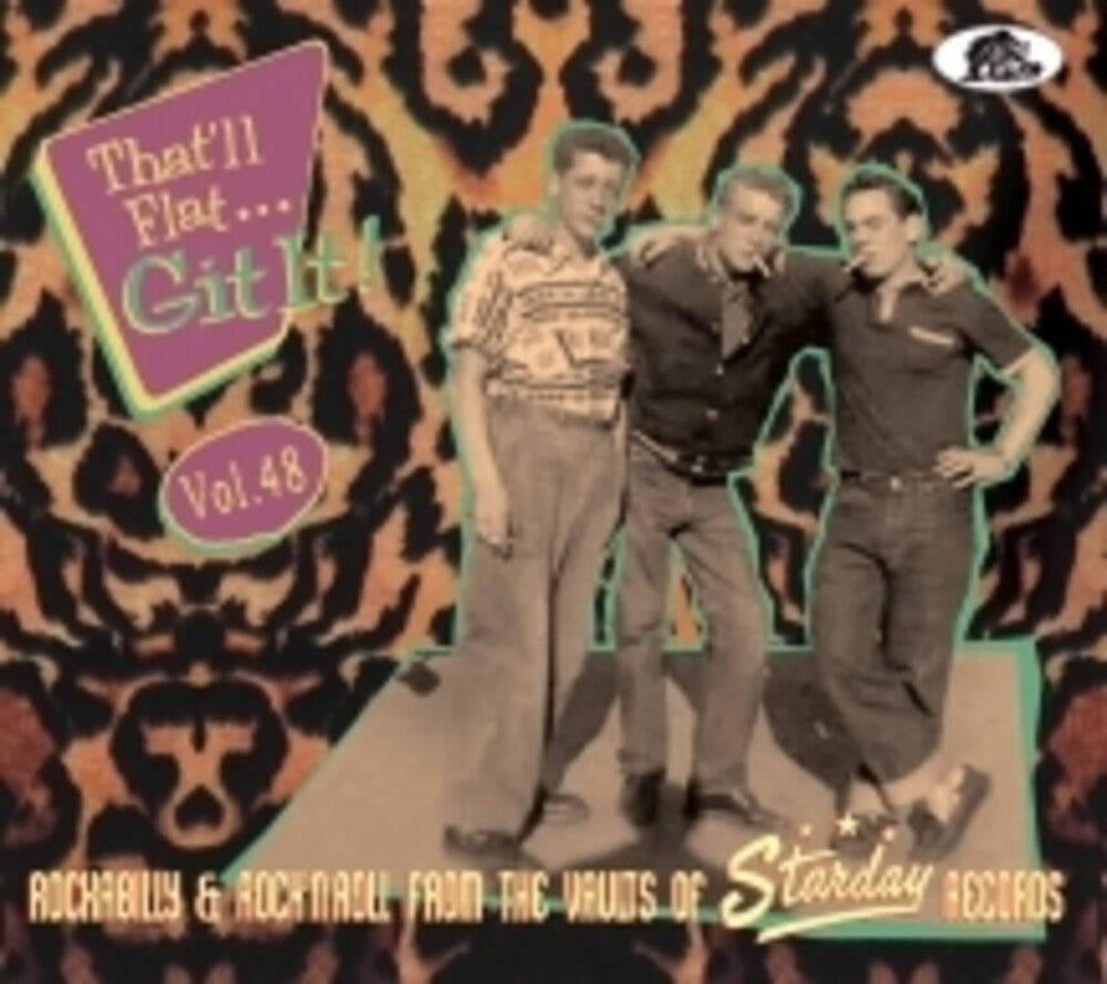 the album cover for That'll Flat Git It Vol. 48: Rockabilly / Various - That'll Flat Git It Vol. 48: Rockabilly / Various