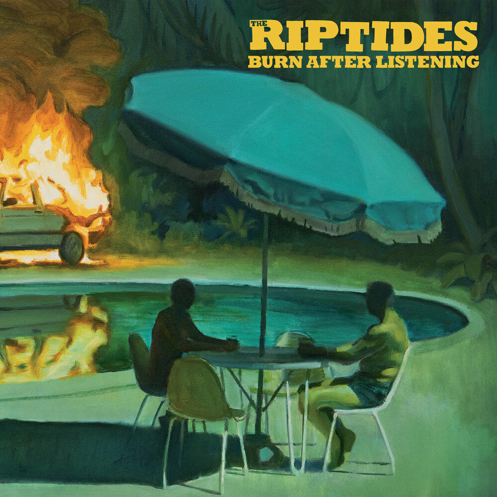 the album cover for Riptides - Burn After Listening