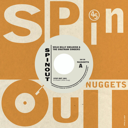 the album cover for Billy Childish  Wild & Chatham Singers - Step Out / Upside Mine