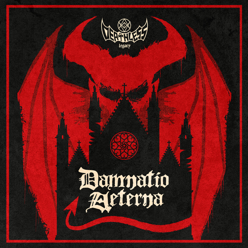 the album cover for Deathless Legacy - Damnatio Aeterna