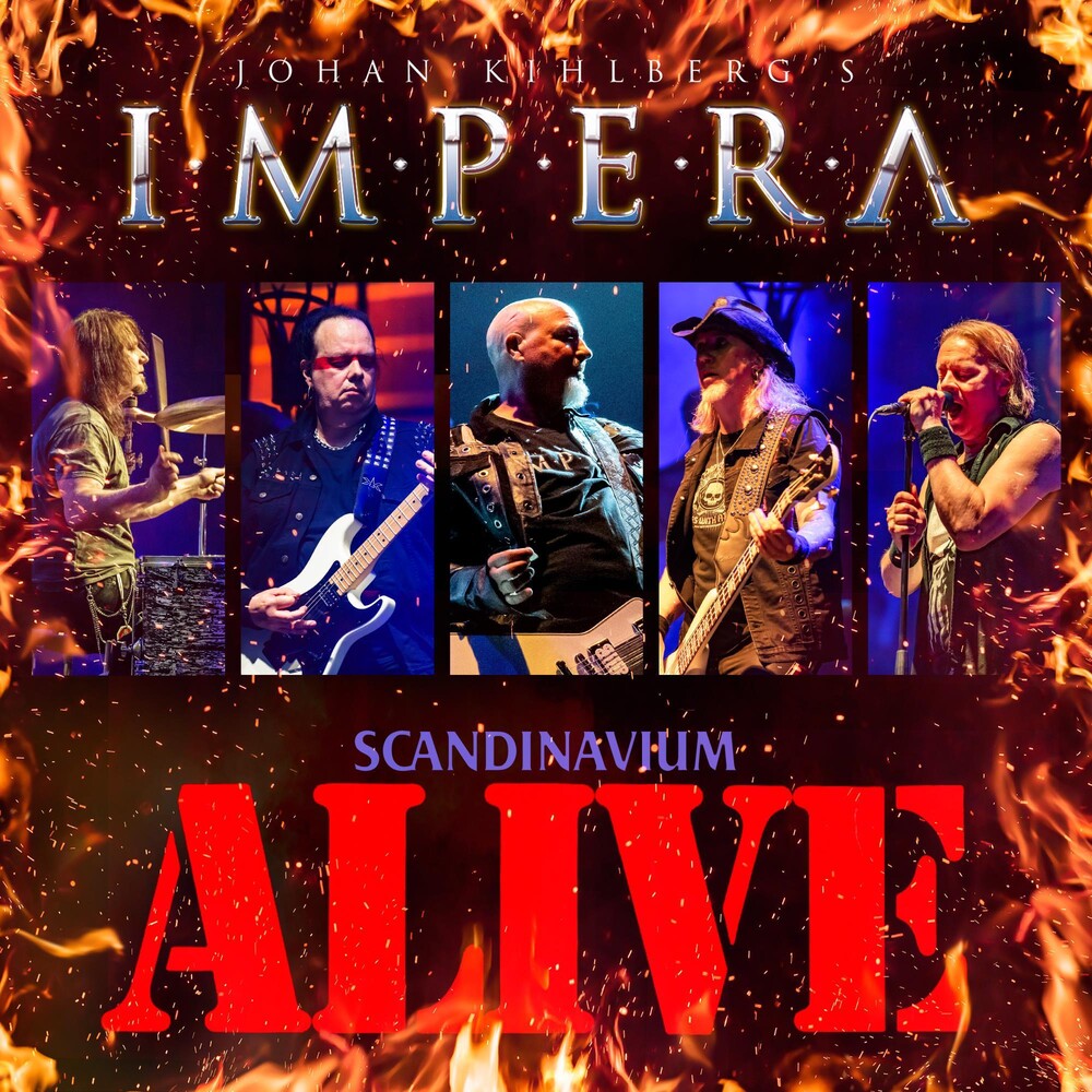 the album cover for Johan Kihlbergs Impera - Scandinavium Alive [Limited Edition]