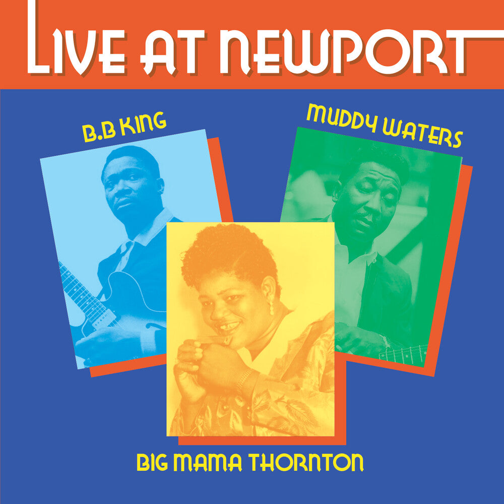 the album cover for B King .B. - Live At Newport 1984 (Mod)