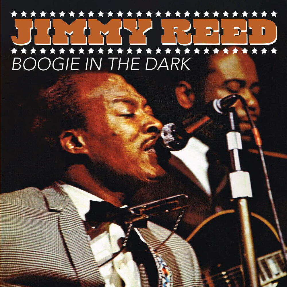 the album cover for Jimmy Reed - Boogie In The Dark (Mod)