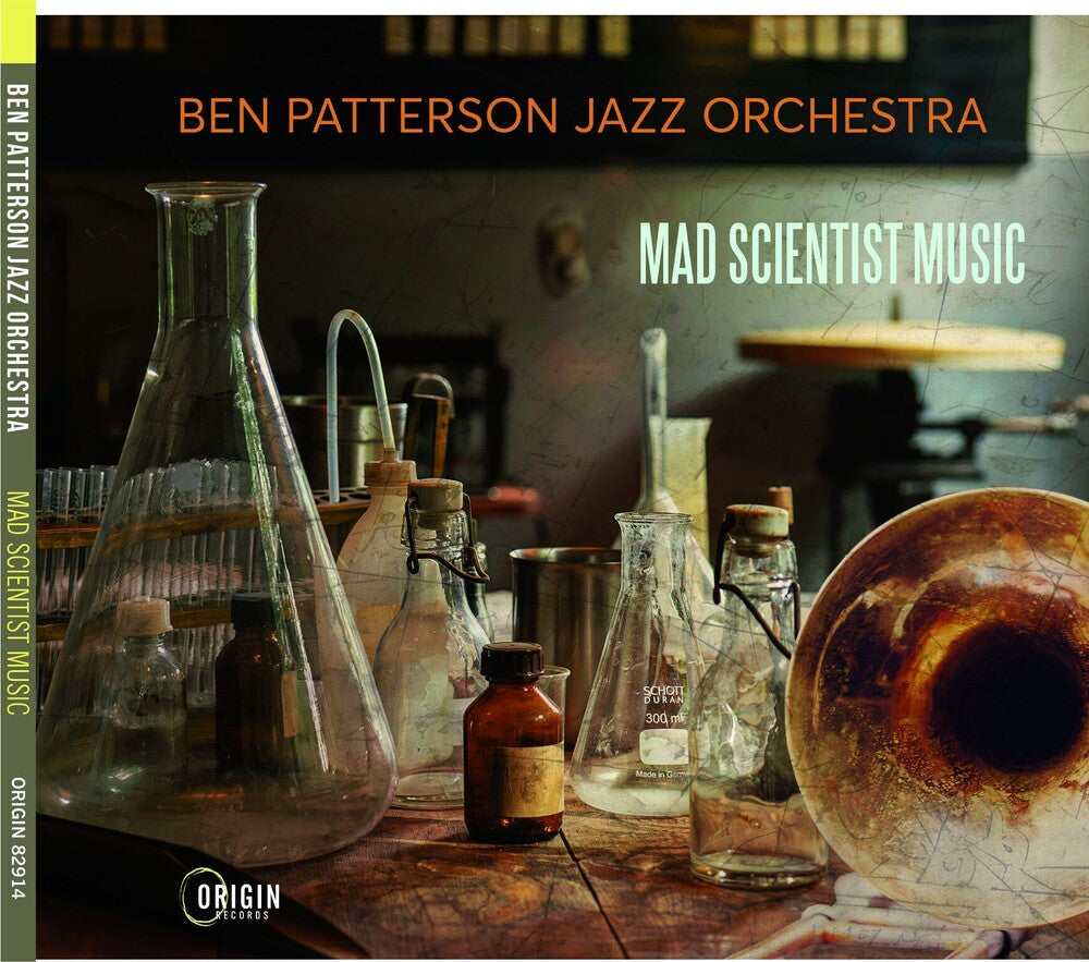 the album cover for Ben Patterson  Jazz Orchestra - Mad Scientist Music
