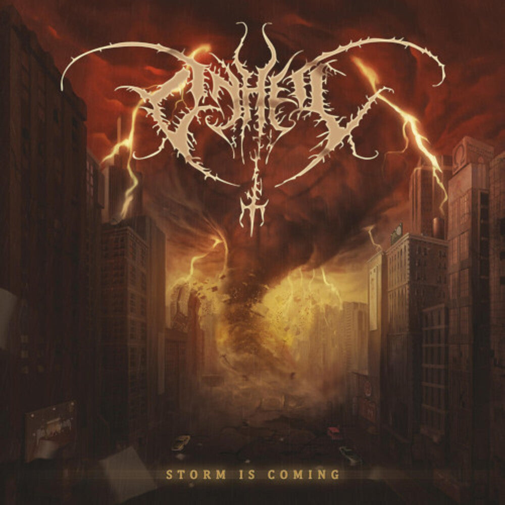 the album cover for Onheil - Storm Is Coming