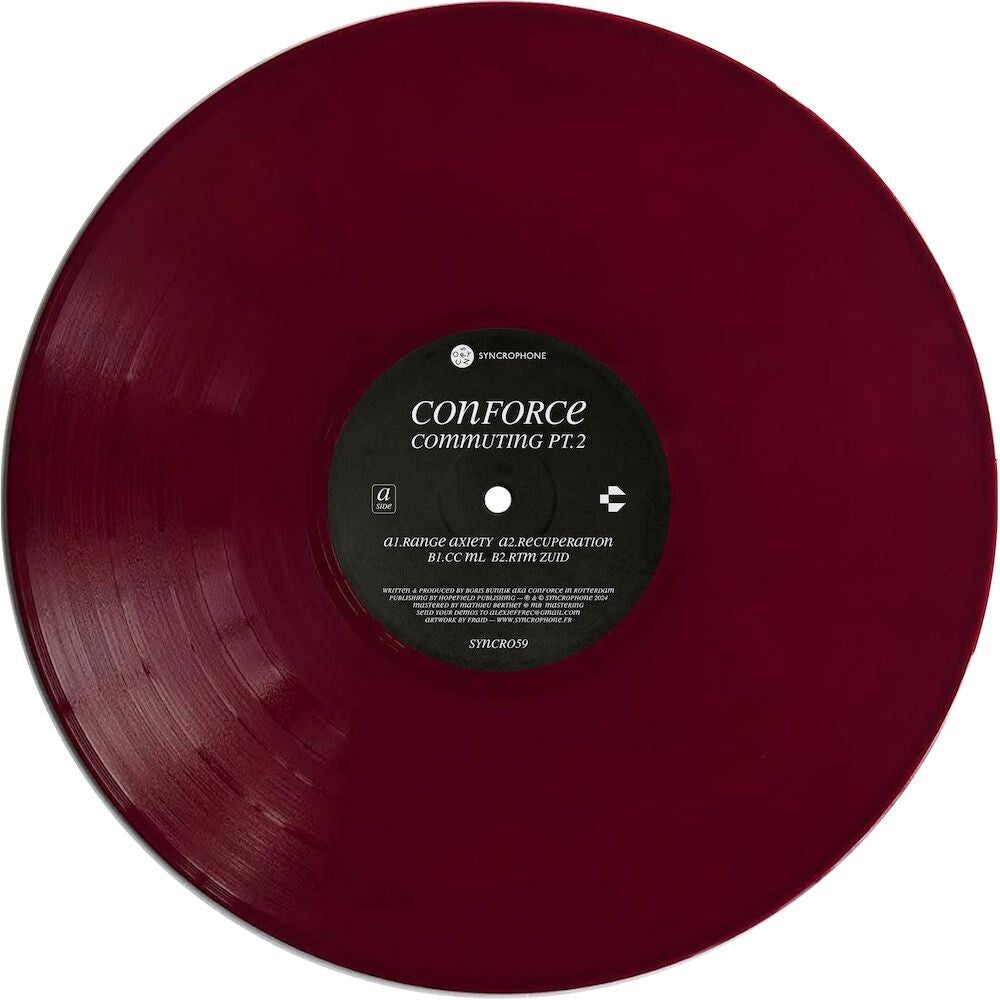 the album cover for Conforce - Commuting Pt. 2 [Colored Vinyl] (Ep) (Red)