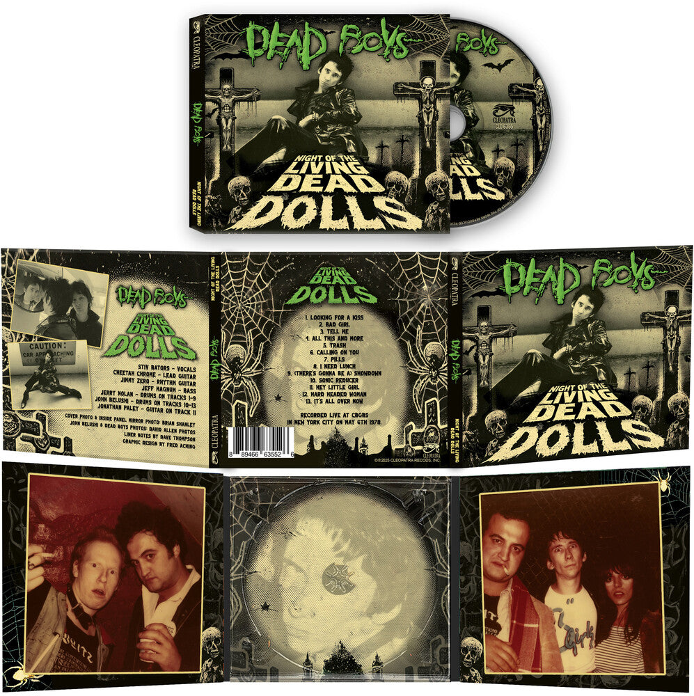 the album cover for Dead Boys - Night Of The Living Dead Dolls