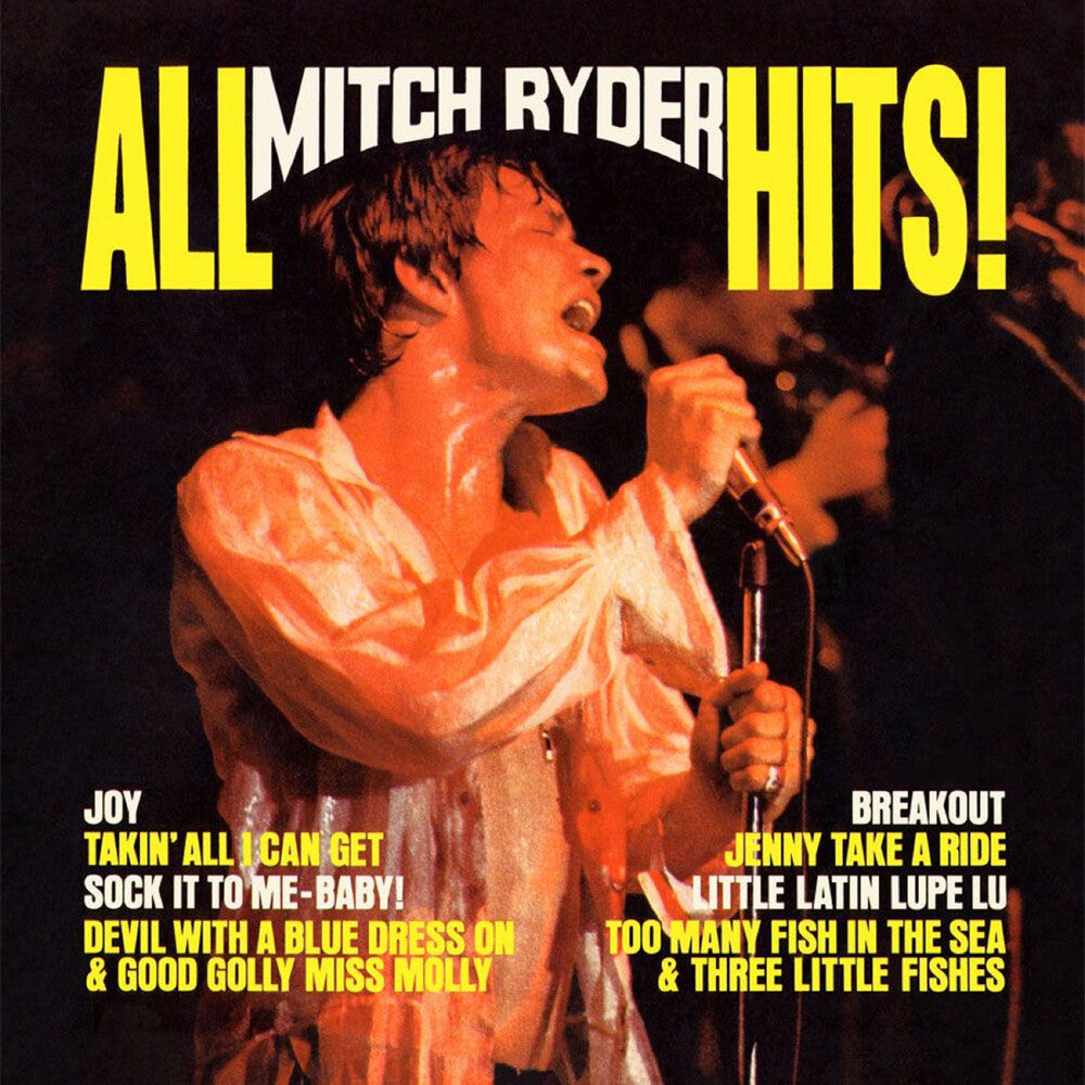 the album cover for Mitch Ryder  & The Detroit Wheels - All Mitch Ryder Hits - Original New Voice Recordin