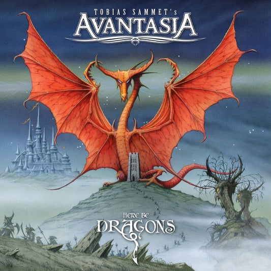 the album cover for Avantasia - Here Be Dragons [Compact disc]
