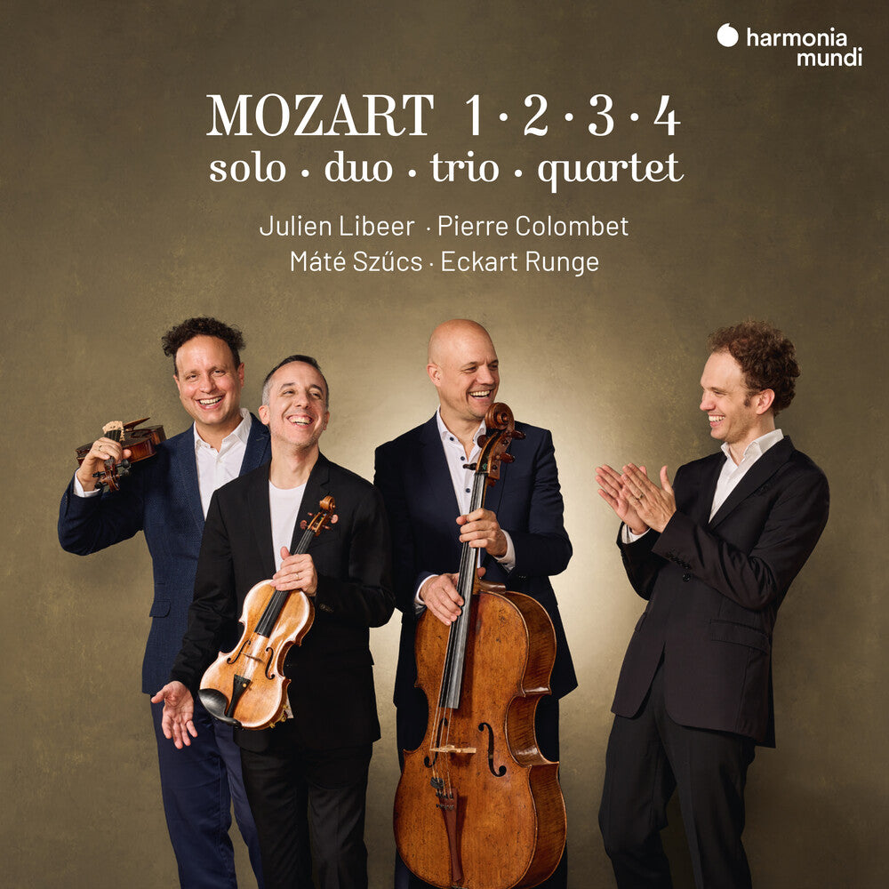 Julien Libeer  / Colombet,Pierre / Runge,Eckart - Mozart 1 2 3 4 - Solo Duo Trio Quartet [CD]