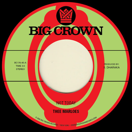 the album cover for Thee Marloes - Not Today B/W Over